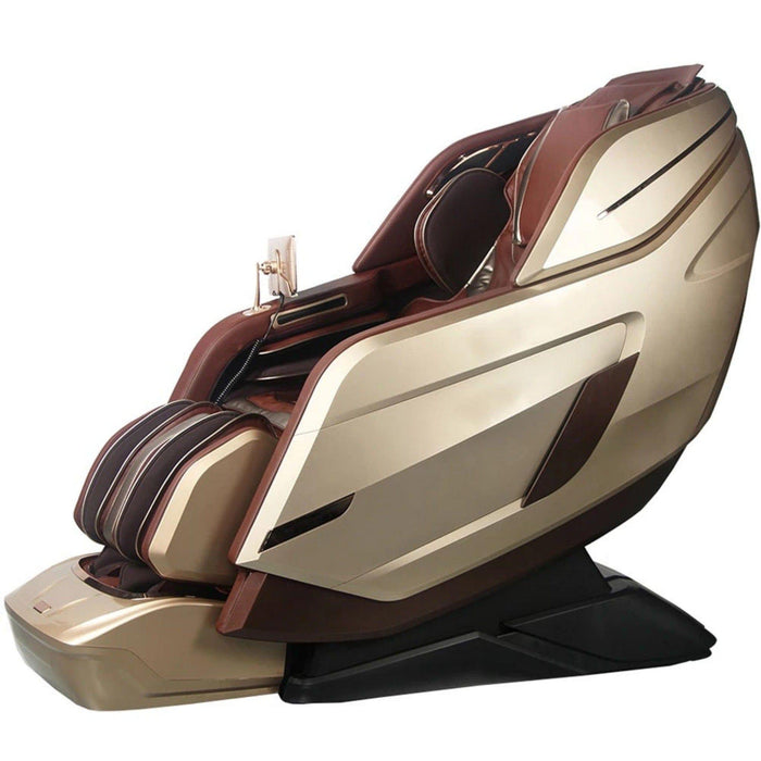 MS-239 Deluxe Smart Touch Screen 4D Massage Chair | Champagne / Gold | ZEBRA MASSAGE CHAIRS