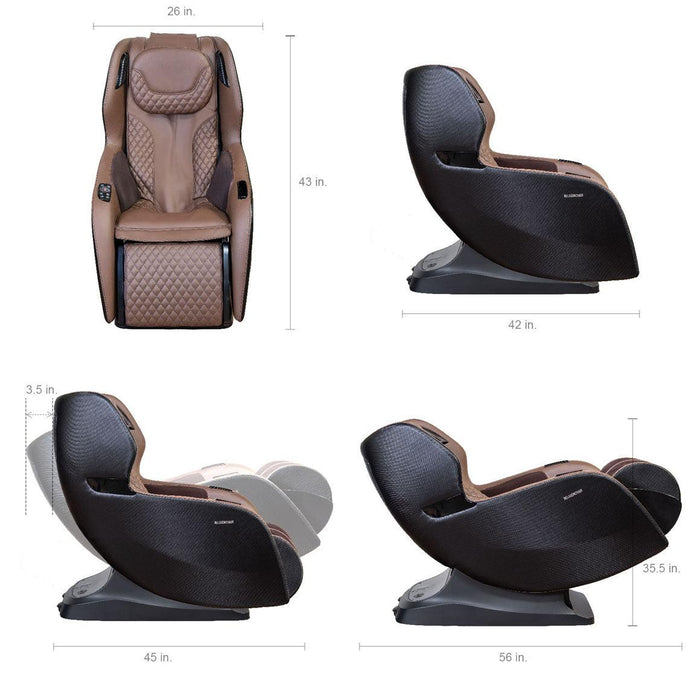RIO Massage Recliner Chair (Coffee)
